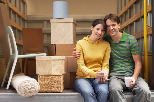 Careful packing materials used for a relocation service in Perivale