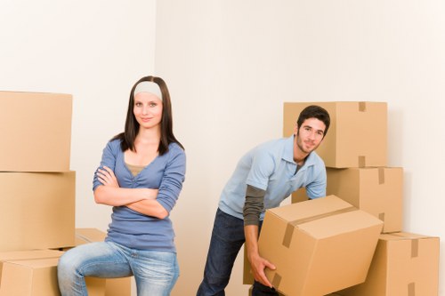 Professional moving van for local Perivale removals