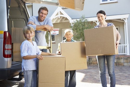 Local removals team preparing a move in Perivale