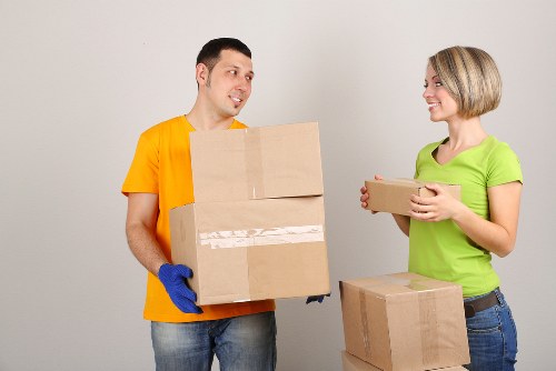 Secure student storage facility in Perivale with organised boxes